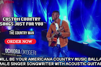 create and write custom wedding country ballad love song production