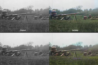restore and colorize your old black and white videos and films