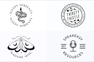create premium hand drawn logo