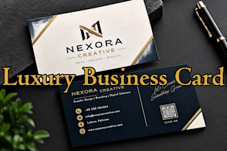 design modern luxury business card and visiting card