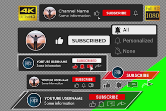 make custom subscribe youtube buttons