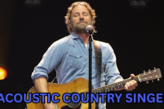 record high quality acoustic rock, pop country music vocals
