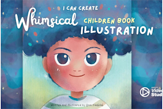 draw your unique and whimsical children book illustration