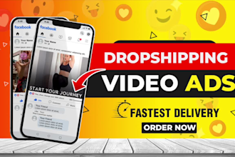 create shopify facebook video ads for dropshipping
