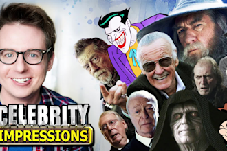 perform an impression of michael caine or malcolm mcdowell