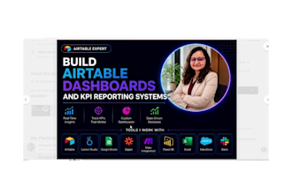 build airtable dashboards and KPI reporting systems
