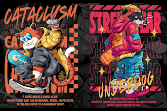 create custom illustration for t shirt design