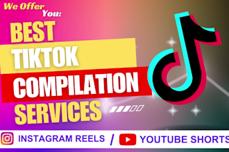 be your professional tiktok content creator, tiktok compilation video and ads