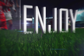 create an awesome soccer or football logo intro animation