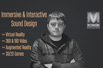 do immersive and interactive audio for virtual reality, 360 videos and games