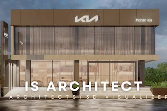 do 3d model of exterior design, 3d rendering architect