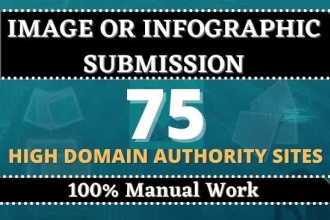 do image submission or infographic on top 75 image sharing sites