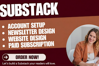 professionally set up and manage your substack newsletter