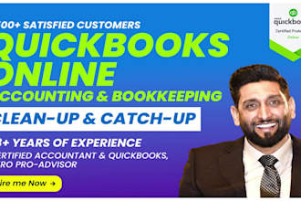 do quickbooks online accounting, bookkeeping, and cleanup