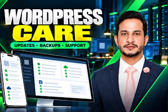 maintain your wordpress website with monthly care