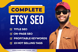 do etsy seo listing with title tags for etsy shop promotion