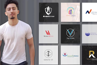 desain logo minimalis simbolik kreatif untuk bisnis anda