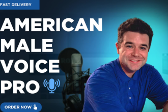 record an american male voice for explainer elearning webinar video