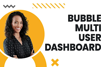 develop multi user platform multi vendor app chatbot as no code bubble developer