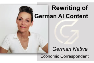 copy edit german ai content, no software