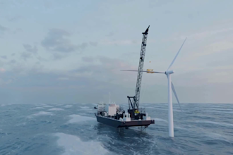 do 3d industrial animation offshore installation wind turbine engineering visual