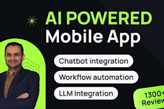 build enterprise ai mobile apps with ai chatbot and automation