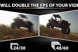 increase fps from any video in less than 1 hour