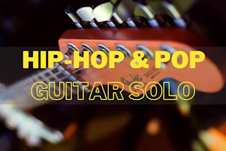 record pop or hip hop guitar solo