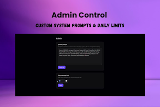 integrate any ai API and build custom ai web applications
