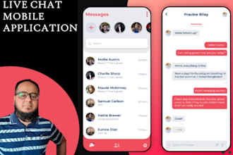do live chat mobile and web application