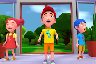 do 3d animation for kids, kids cartoon , children video with animation software