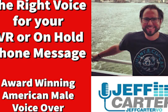 record a professional business, personal voicemail IVR phone on hold message
