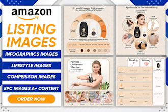 do awesome product listing images for amazon,ebay,shopify