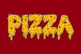do custom typography design for logo or t shirt