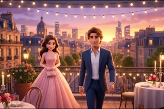 create 3d pixar ai proposal video 3d romantic storytelling 3d ai proposal video