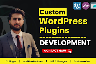 develop plugin, fix and customize wordpress plugin, woocommerce plugin