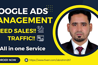 setup your search ads campaign or google ads adwards ppc campaign