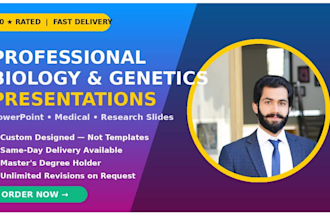 design biology, genetics and medical powerpoint presentation