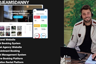 develop n8n powered ai travel, hotel booking web app, saas ai deepseek chatbot
