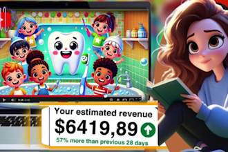 make automated kids learning videos, kids video editing, and nursery rhymes