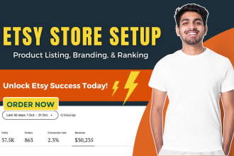 do etsy store setup etsy SEO listing to increase sales etsy shop set up