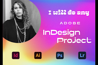 do any indesign project