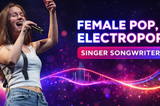 be your female pop and electropop singer songwriter and music producer