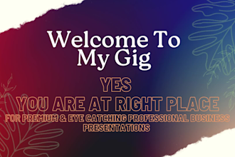 design and create animated powerpoint presentation pitch deck and video