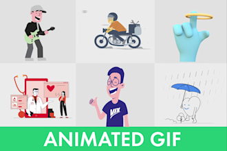 create awesome loop animated gifs for web and social media