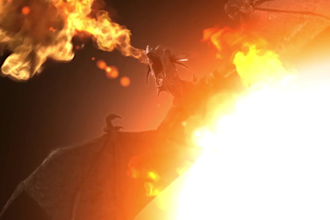 make epic fire logo intro reveal