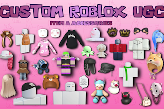 create custom roblox ugc accessories, hairs and outfits