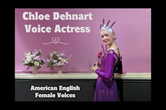 record an authentic female american child voice