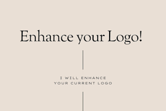 modify and enhance your current logo
