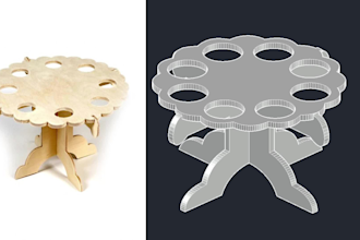 make 3d cad model, printable in cnc machine in autocad